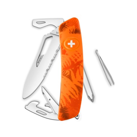 SWIZA SINGLE HAND SH04 TR 12 FUNCIONES CAMO DE HOJAS NARANJA