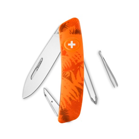 SWIZA STANDARD D02 6 FUNCIONES CAMO DE HOJAS NARANJA