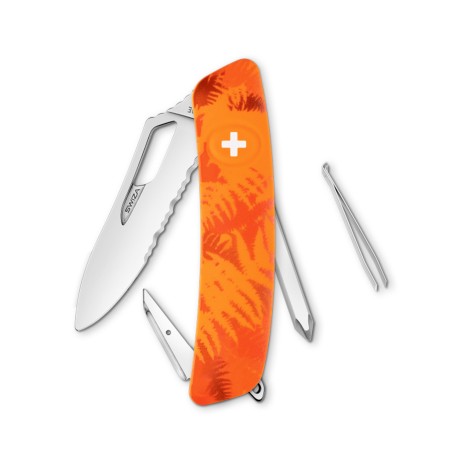 SWIZA SINGLE HAND SH02 TR 7 FUNCIONES CAMO DE HOJAS NARANJA